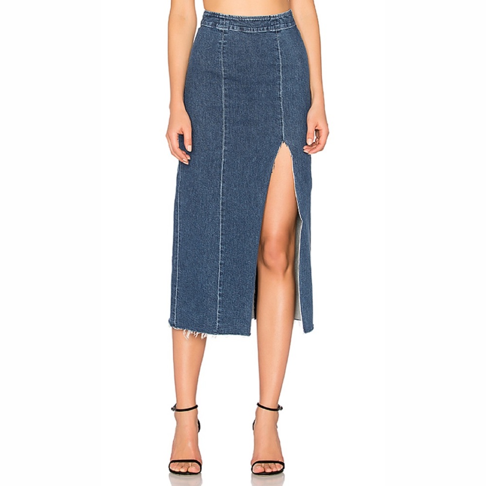 NWOT GRLFRND Denim Skirt